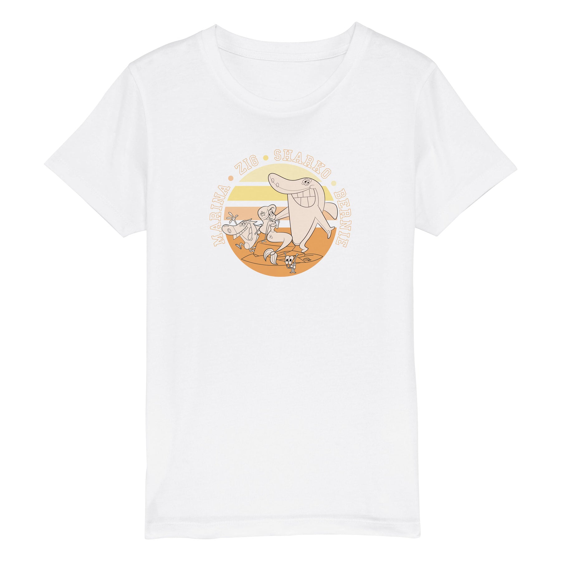 ZIG & SHARKO White T-shirt Cotton Adult