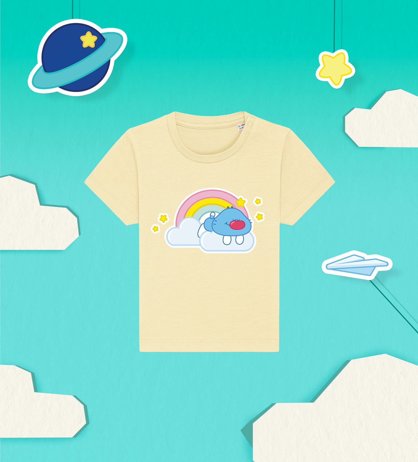 OGGY OGGY rêveur T-shirt Coton Bébé