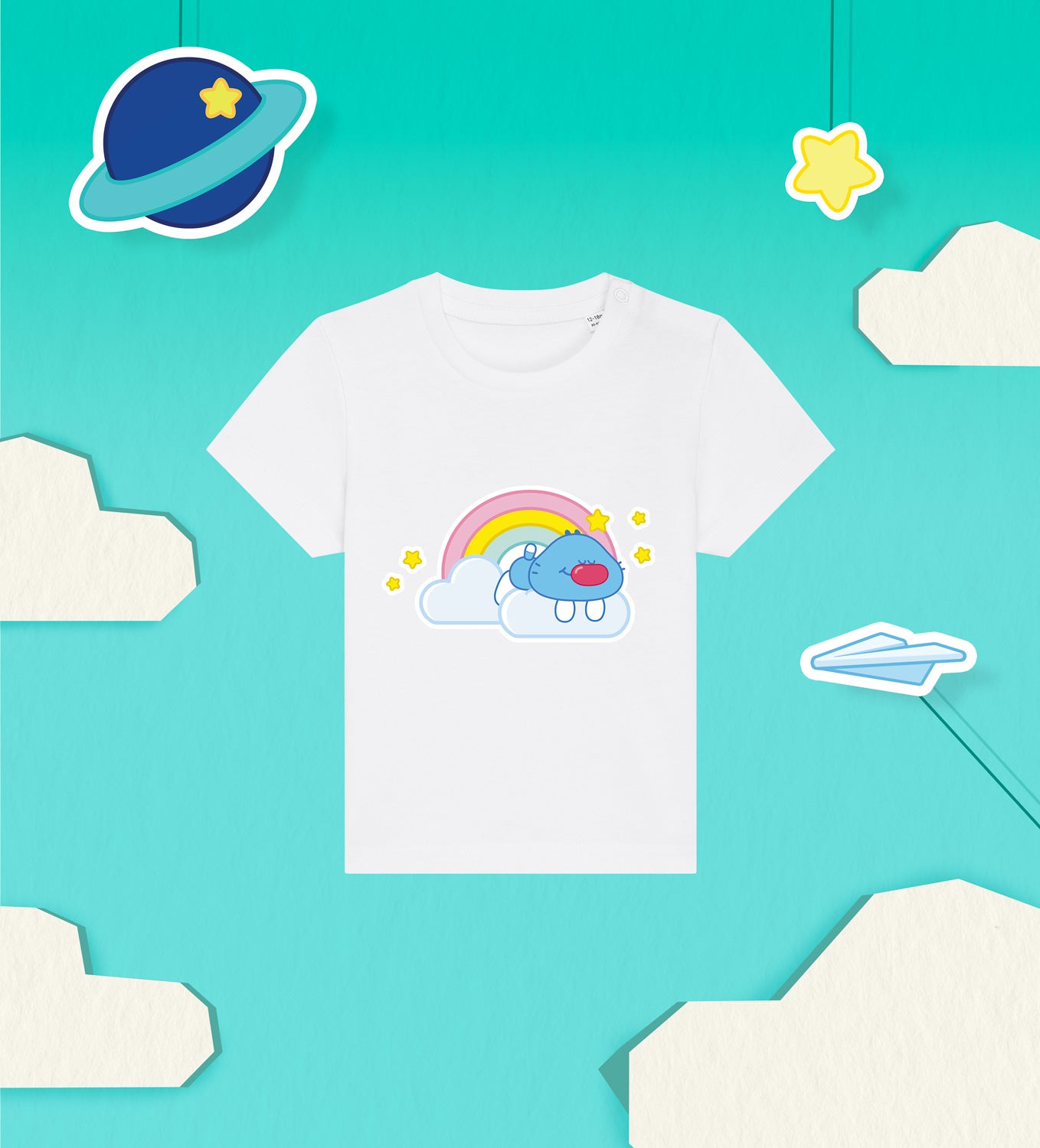 OGGY OGGY rêveur T-shirt Coton Bébé