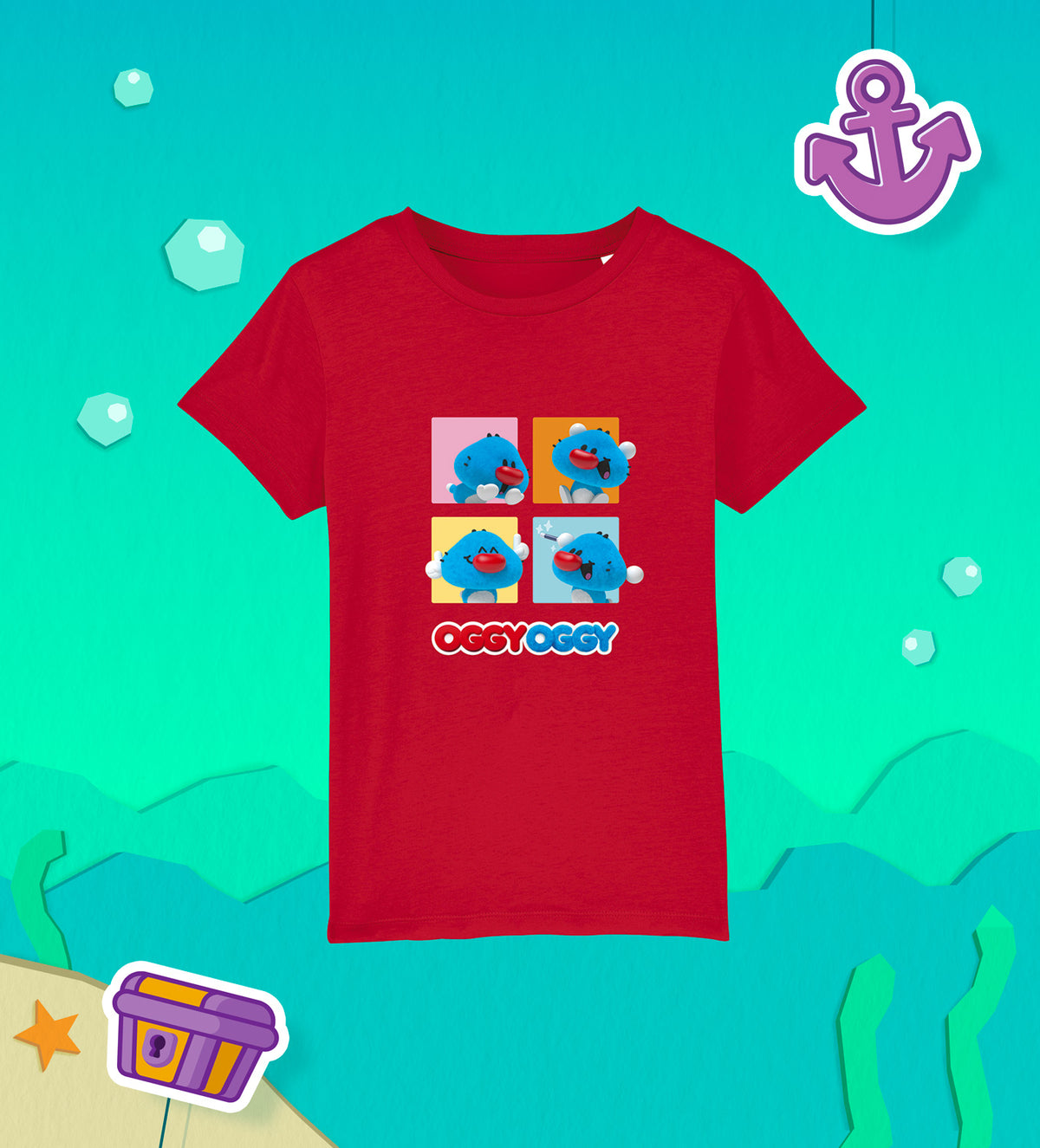 OGGY OGGY prend la pose T-shirt Coton Enfant