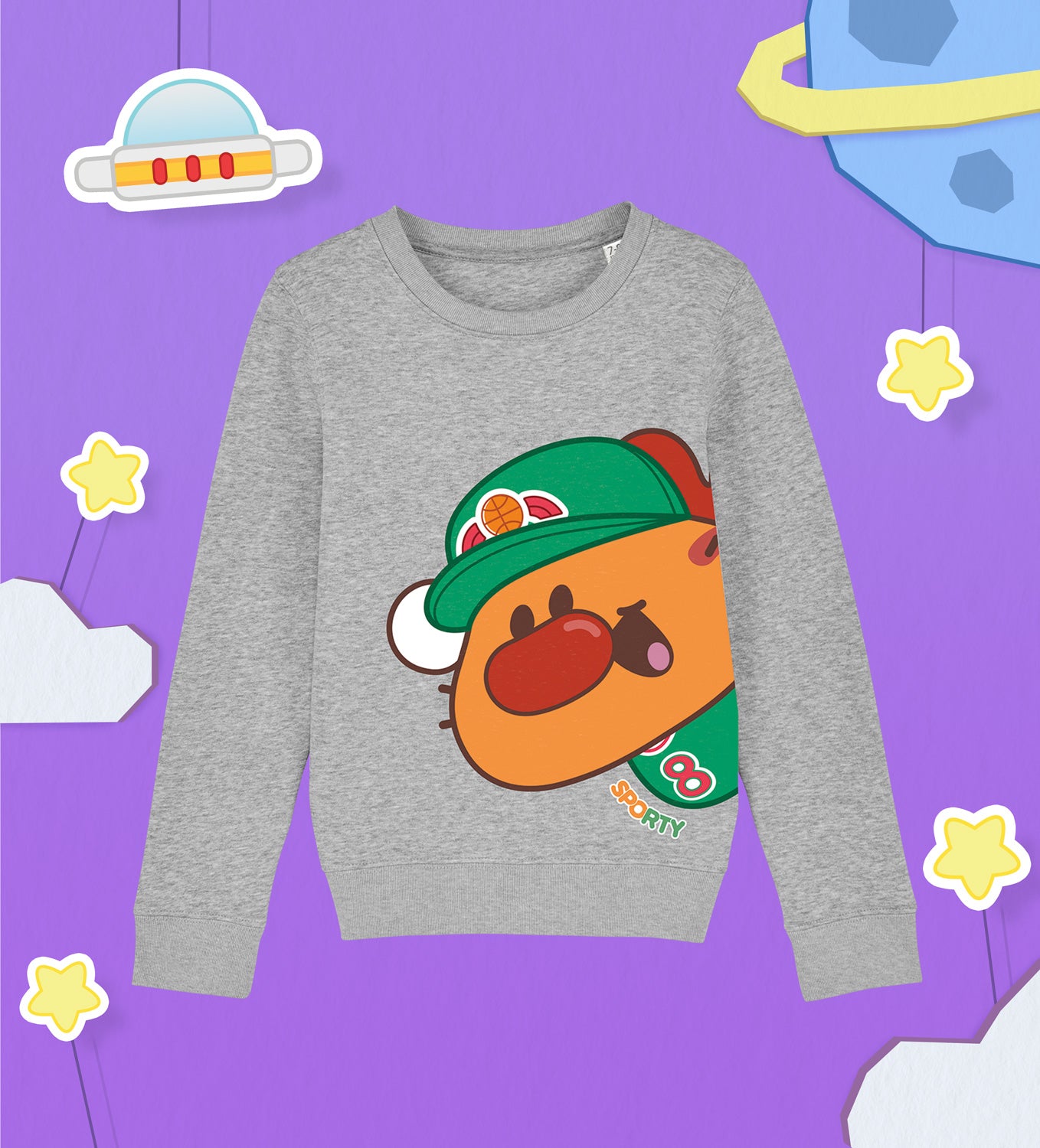 SPORTY Sweat-Shirt Coton Enfant