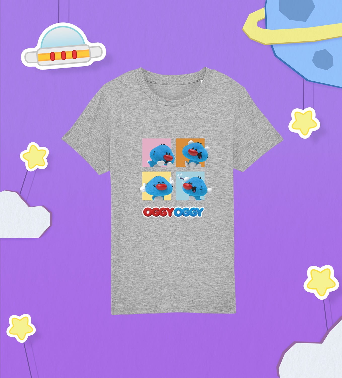 OGGY OGGY prend la pose T-shirt Coton Enfant