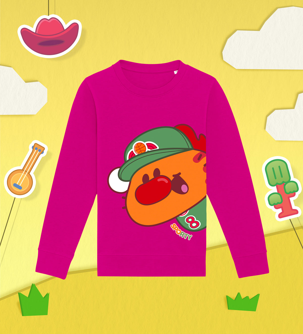 SPORTY Sweat-Shirt Coton Enfant