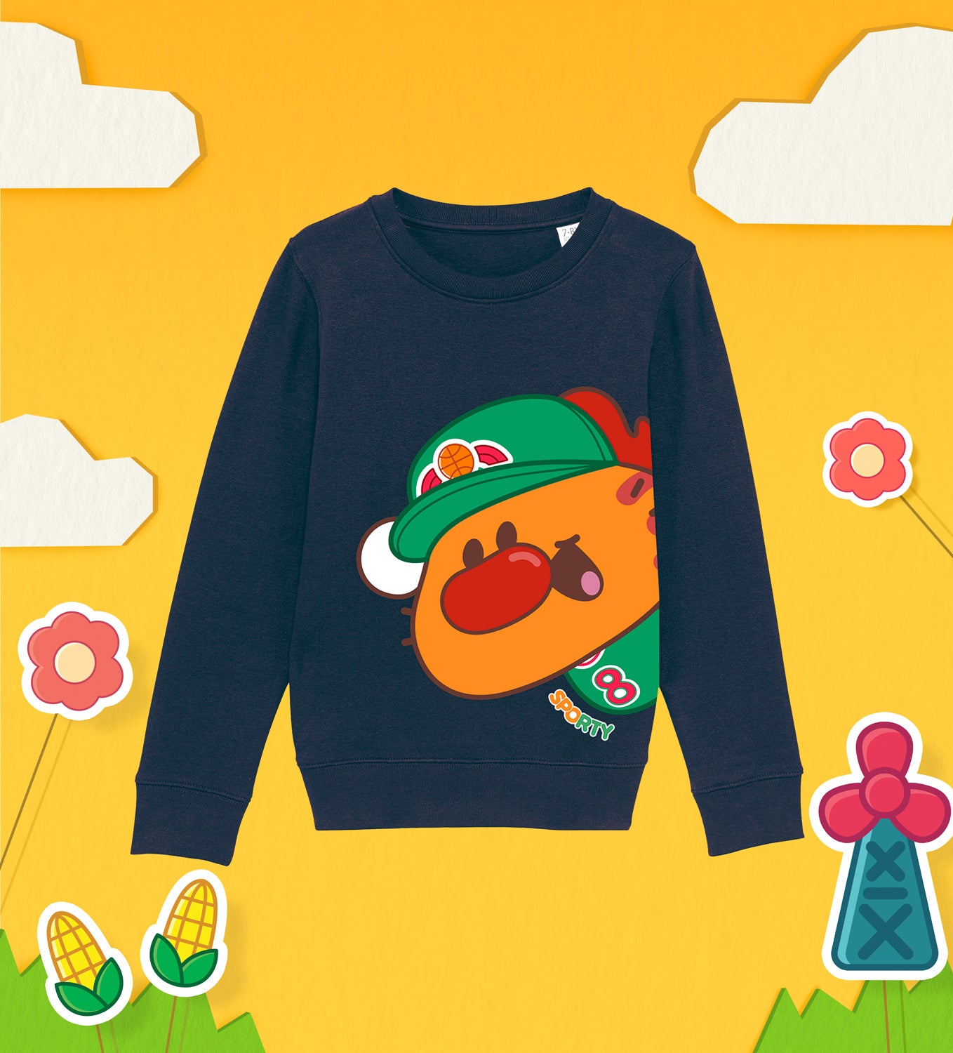 SPORTY Sweat-Shirt Coton Enfant