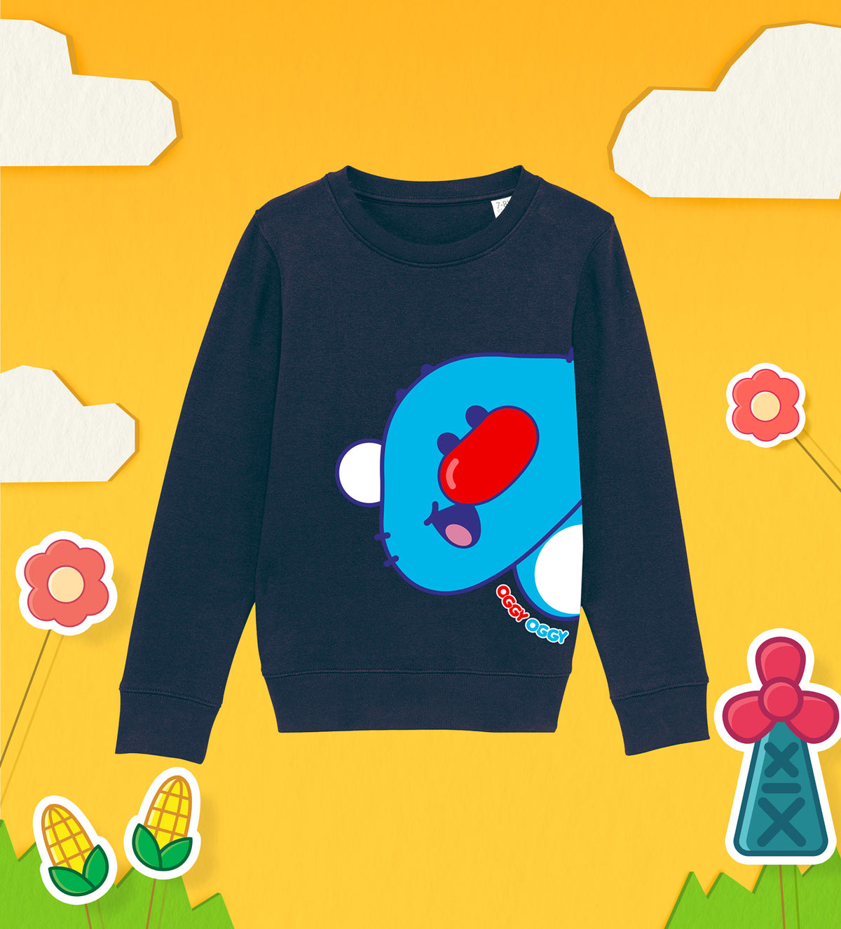 OGGY OGGY Sweat-Shirt Coton Enfant