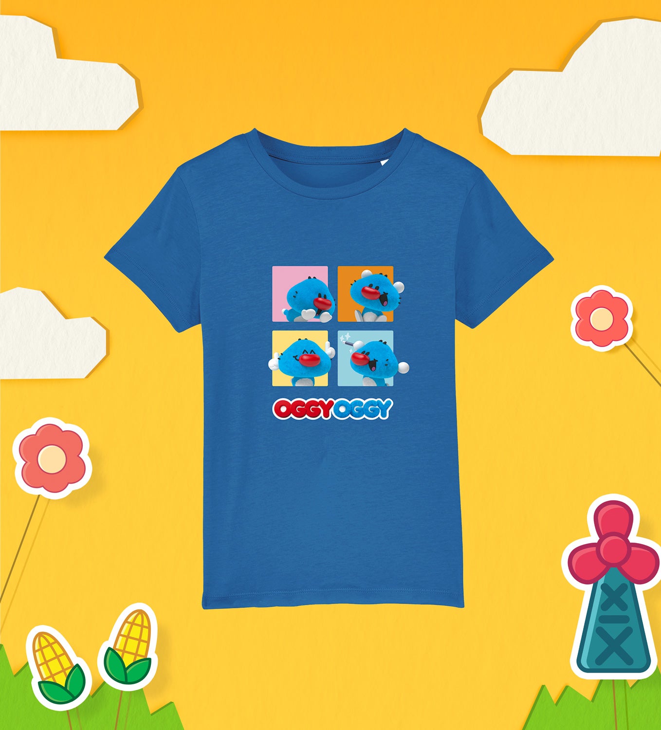 OGGY OGGY prend la pose T-shirt Coton Enfant