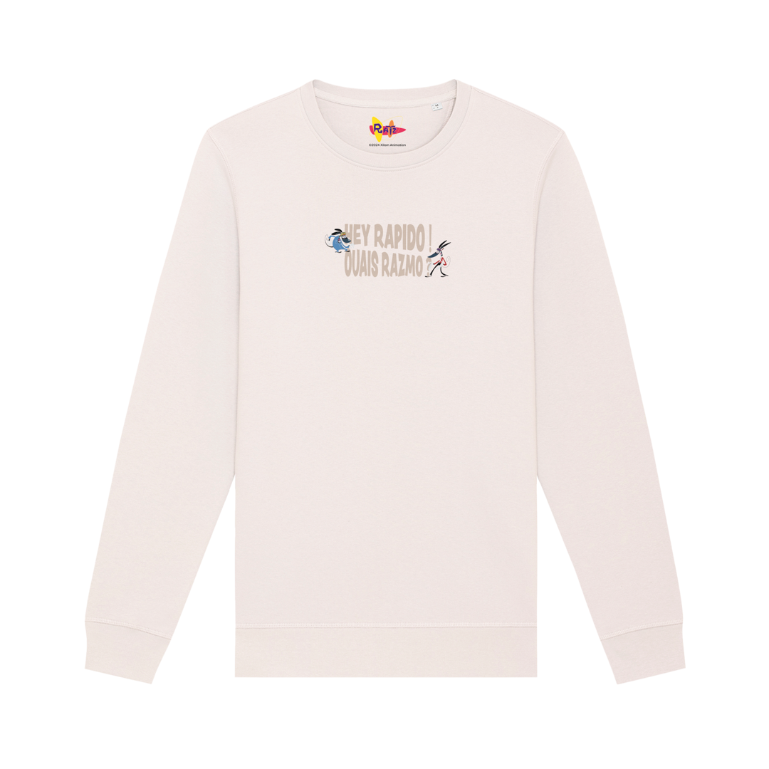 RATZ Ecru Sweatshirt Cotton Adult