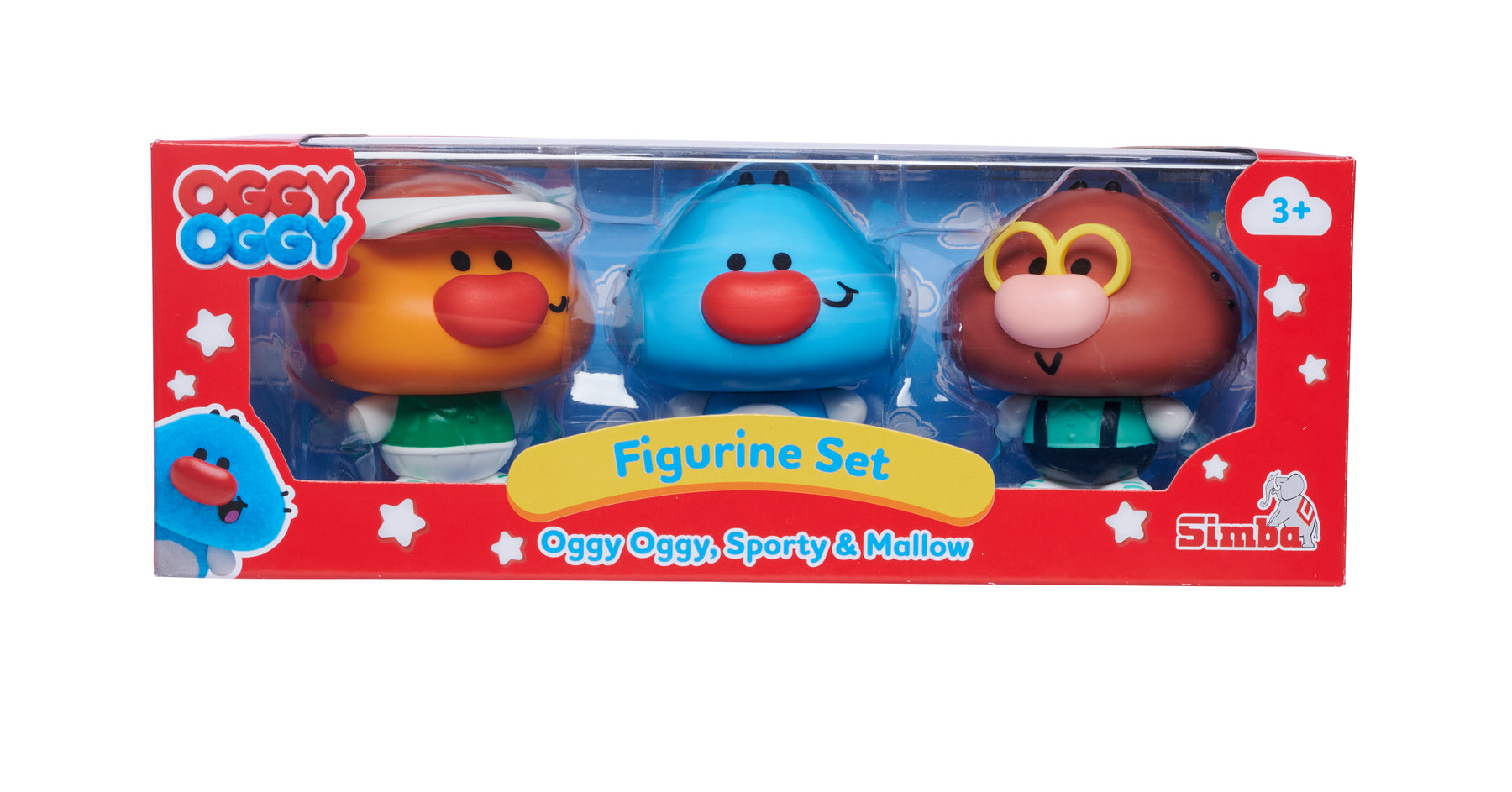 OGGY OGGY Set of 3 Figurines