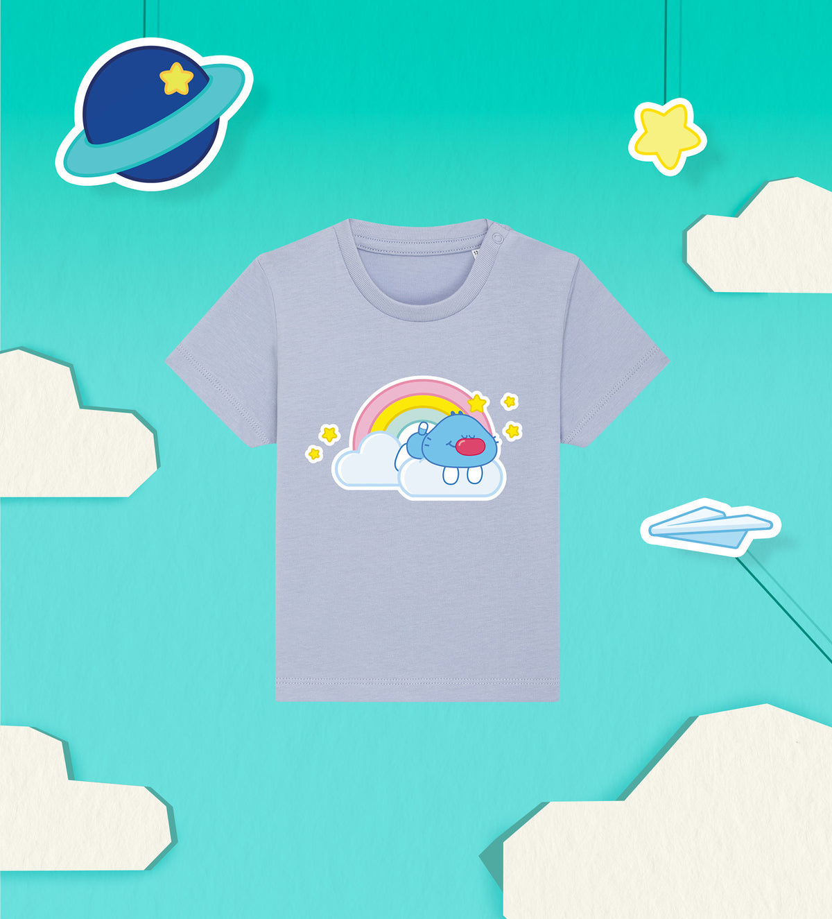 OGGY OGGY dreamer Baby Cotton T-shirt