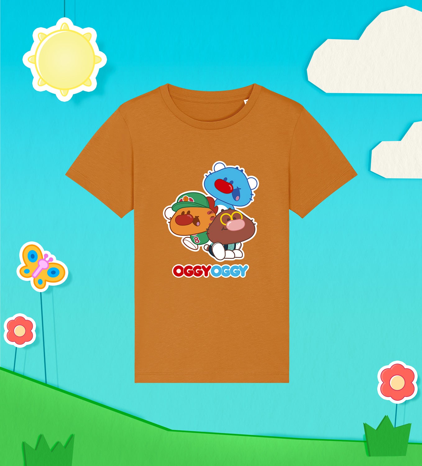 OGGY OGGY, SPORTY AND MALLOW Cotton T-Shirt Child