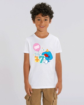 OGGY OGGY Customizable Birthday Cotton T-Shirt for Kids